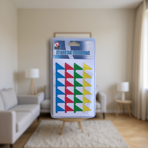 Mnj Colorful Flag Stickers Self Adhesive Labels 12Pcs Wall Decor - Product Image 2