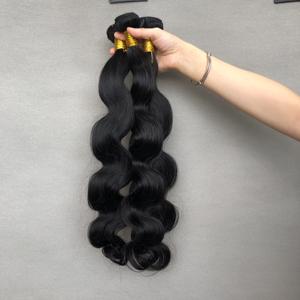 Vente <span class=keywords><strong>en</strong></span> gros expédition <span class=keywords><strong>rapide</strong></span> couleur naturelle vague de corps paquets de cheveux alignés sur les cuticules cheveux humains brésiliens produits prêts à expédier - Product Image 5