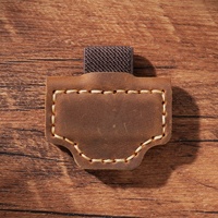 FSW573 Signets magnétiques en cuir véritable faits à la main avec porte-stylo Cadeau de lecture pour femmes hommes Amoureux des livres Marqueurs de page pour