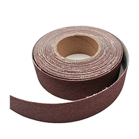 Ensemble de rouleaux de papier de verre haute dureté 0.98*984.25 pouces multi-rouleaux assortis 150-600 papier en caoutchouc de corindon abrasif 1mm OEM moyen