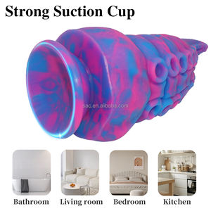 SacKnove colorido púrpura Rosa alternativas expandir <span class=keywords><strong>monstruo</strong></span> tornillo gran alienígena pene Anal tapón largo tentáculo pulpo juguete sexual Consolador - Product Image 4