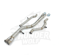 Tuyaux d'échappement intermédiaires en acier inoxydable 304 à haut débit HT Performance, 3,5 pouces, ajustement parfait pour BMW F80 M3/F82 M4 S55 3.0T