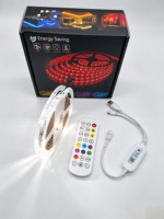 Bande LED USB adressable RGBIC 5V 5050, 30 LED par mètre, programmable, flexible, IP33, WS2811, ruban lumineux pour décoration de fête