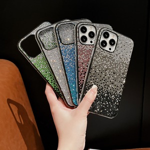 เคสโทรศัพท์เพชรพลอยเทียมคริสตัลกากเพชรไล่ระดับสีสุดหรูสำหรับ <span class=keywords><strong>iPhone</strong></span> 16 15 14 13 12 <span class=keywords><strong>11</strong></span> XS MAX XR x 8 7 plus - Product Image 3