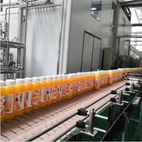 Volautomatische Vruchtensap Wijndrank Maken Bottelarij Productielijn Plastic Fles Sap Hete Vulling Capping Machine