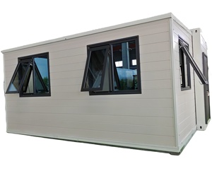 <b>Luxury</b> Prefab Modular Grey <b>40ft</b> Expandable <b>Container</b> <b>House</b> Office Prefab Expandable Mobile <b>Home</b> With Toilet Bathroom Kitchen - Product Image 6