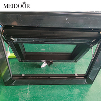 Fenêtre à persiennes thermiquement isolée Meidoor avec moustiquaire en acier inoxydable, moderne, économe en énergie, en aluminium, insonorisée, pour salle de bain extérieure