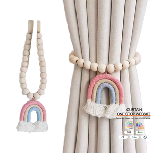 Factory Direct Sale foulola Modern Wood & Polyester <b>Curtain</b> Tie -Accessories-Wholesale - Product Image 1