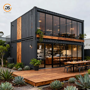 Unidades de Contenedores Multifuncionales, Casas Prefabricadas de Acero Ligero, Diseño Moderno, Puerta Corredera de Doble Vidrio para Tienda - Product Image 5