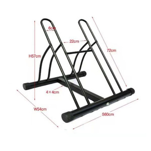 Supports à vélos en acier pour <span class=keywords><strong>2</strong></span> vélos, organisateur de stationnement pour vélos pour enfants, support de rangement pour vélos d'intérieur - Product Image 5