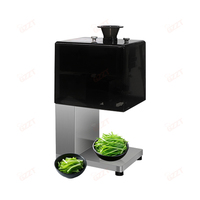 Trituradora eléctrica comercial de 50 Kg/h con brotes de ajo, cebolla verde, cebollín, repollo, pimienta, puerro, máquina cortadora de apio