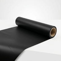 Tissu conducteur noir double face pour l'assemblage de matériaux, le traitement des composants de lamination personnalisée et la mise à la terre