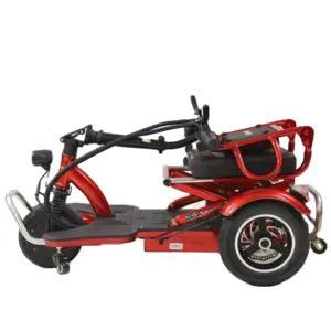 Promocional varios duraderos con 3 ruedas bicicleta Scooter motocicleta eléctrica 48V 3 ruedas motocicleta 2 asientos deporte abierto pasajero