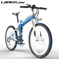 LANKELEISI XT750 500w חשמלי אופניים אלומיניום סגסוגת מסגרת 48V 10.4ah ליתיום סוללה ebike 26 אינץ חשמלי אופניים מתקפלים
