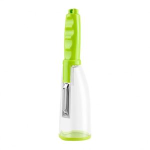Éplucheur manuel multifonction en acier inoxydable avec récipient en plastique pour légumes et fruits, idéal pour carottes et pommes de terre - Vente Flash - Product Image 6
