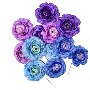Bouquet de lotus artificiel en soie, arrangement floral haut de gamme pour mariage, décoration de salon, art floral, fleurs en plastique - Product Image 5