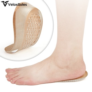 Silicone Gel Chiều cao tăng lót EVA PU Bộ nhớ bọt gót chân nâng chèn thang máy Giày đế vòm hỗ trợ nửa đế - Product Image 6