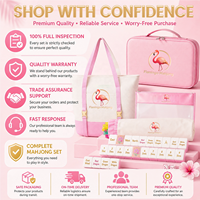 Набор для мини-маджонга Joyful Side Luxury Custom American, 160 розовых акриловых плиток ручной полировки, 4 слоя, для развлечений и отдыха, на 3-4 игрока