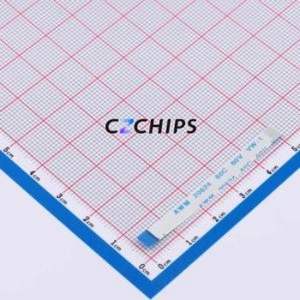 FFC-0.5-8P-50mm-B FFC Cable (Flexible Flat Cable) P=0.5mm Connector 8P 0.5mm 0.3mm Reverse - Product Image 1