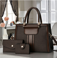 Tas Tote Kasual Wanita Custom, Dompet Kulit Saffiano PU, Rantai, Lapisan Nilon, Harga Terjangkau, Desainer, Tahan Air