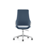 Chaise de bureau en cuir pivotante et réglable, ergonomique, fabriquée à Foshan, nouvelle chaise de direction pour bureau