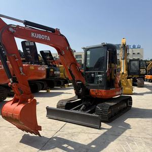 รถขุดไฮดรอลิก Kubota มือสองจาก U55-4แท้รถขุดขนาดเล็กหางเป็นศูนย์ - Product Image 2