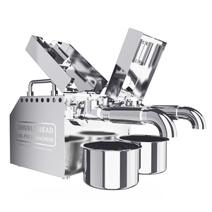 เครื่องกดน้ำมันถั่วเหลืองอัตโนมัติ 820W สแตนเลส แบบกดเย็นและร้อน ดีไซน์ไฮดรอลิก - Product Image 4