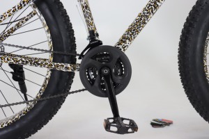 Precio Directo de Fábrica, Bicicleta <span class=keywords><strong>Daurada</strong></span> de 26 Pulgadas, Bicicleta de Montaña de Acero con Alto Contenido de Carbono, Bicicleta de Suspensión Completa, Bicicleta Fat Bike - Product Image 4