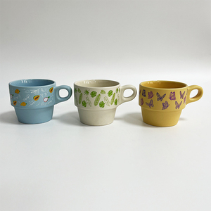 <span class=keywords><strong>Taza</strong></span> de Café de Cerámica Estilo <span class=keywords><strong>Vintage</strong></span> INS, Diseño de Orejas Grandes con Esmalte Colorido, <span class=keywords><strong>Taza</strong></span> <span class=keywords><strong>Personalizada</strong></span> con Estampado Campestre - Product Image 6