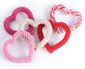 Corda di Nylon intrecciata colorata per uso quotidiano di cani da compagnia giocattolo da masticare per cani - Product Image 6