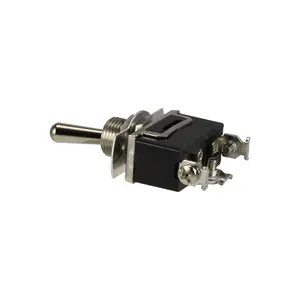 CNTD C512B Miniatur-Schalter 3-Pin SPST-Schraubklemme selbstversiegelnd Typ 15A 250V Joystick-Schalter 12mm Montage 250VAC