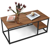 Ensemble de meubles en bois de marque moderne haut de gamme nouveau design pour table basse et table d'appoint de salon