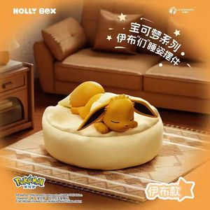Figurine authentique <span class=keywords><strong>Pokémon</strong></span> Eevee endormi, boîte mystère, ornement de bureau japonais confortable, objet de collection officiel <span class=keywords><strong>Pokémon</strong></span> pour les fans, idéal pour offrir - Product Image 5
