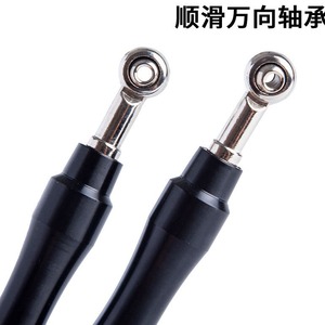 Corde à sauter en alliage d'aluminium, équipement de fitness réglable de 3M pour adultes et enfants, noir classique, rouge chinois, bleu ciel - Product Image 3