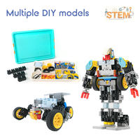 Robots Programables de Construcción para Niños, Juguetes Educativos STEM, Bloques de Construcción, Kit de Robótica, Robots Inteligentes para Niños, Venta al por Mayor en China