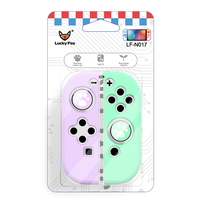 Commutateur de haute qualité boîtier en silicone interrupteur joycon contrôleur de jeu boîtier en silicone avec poignées de pouce