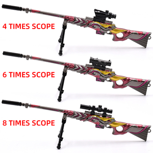 공장 직영 게임 스타일 미니 23cm AWM 크림슨 퀸 모델 장난감 총 데스크 장식 키체인 - Product Image 6