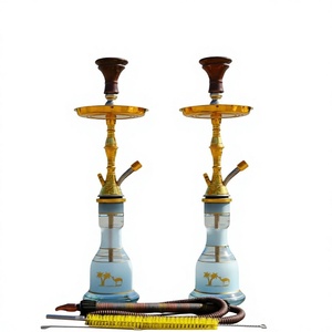 Juego de Shisha Egipcio Tradicional de Oro Premium de 60 cm - Marca Khateeb (Modelo: A1122) - Product Image 3