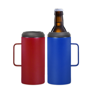 شعار مخصص بورتا لاتا 4 إن 1 40 أونصة يمكن تبريد مع مقبض علبة عادية وزجاجة بيرة تبقي باردة مزدوجة الجدران معزولة - Product Image 4