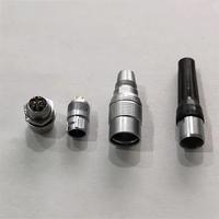 Connecteur de prise mâle/femelle push-pull EnerGiz Electronics YC8 polyvalent 8 mm pour aviation, 2 à 7 broches, droit, à souder