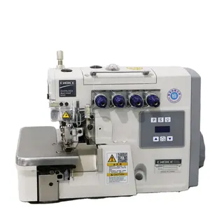 GCS61-4 model abu-abu tipe EX 4 benang semua dalam satu mesin jahit overlock penggerak langsung