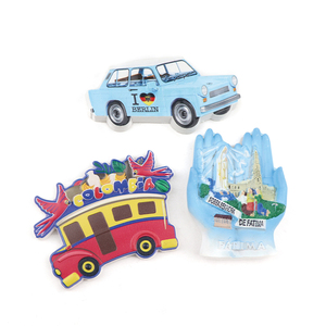 Aimants de réfrigérateur personnalisés en résine, <span class=keywords><strong>souvenirs</strong></span> de villes (Toledo, Berlin, <span class=keywords><strong>Rome</strong></span>), design gratuit, pour grossistes en articles de cadeaux - Product Image 3