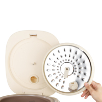 Cuiseur à riz électrique intelligent numérique portable Trancre 5L avec cuve antiadhésive, design carré, tasse graduée et spatule
