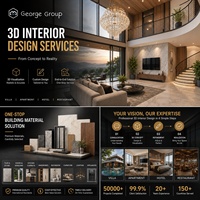 Services de design d'intérieur 3D |   Projets de villas, d'appartements et d'hôtels |   Solutions complètes de design d'intérieur et de matériaux de construction
