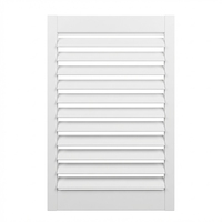 Volets Horizontaux Extérieurs Modernes en PVC, Vente Directe Usine, pour Villas et Résidences. Couleurs personnalisables Robuste et durable