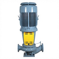 Pompe à vide à anneau liquide verticale en ligne SUNNY KING en acier inoxydable/fer fonte ChemPlus 0,5/1,5 CV avec moteur antidéflagrant pour