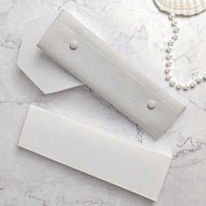 ジュエリーベルベットポーチ（ロゴ入り）＆カードポーチバッグ - 宝飾品梱包用高級スエードカスタムロゴポーチ - Product Image 5