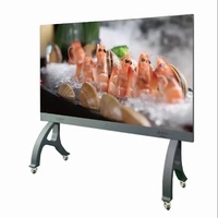 Écran LED de conférence 640x640, affichage vidéo LED sans fil, mur vidéo LED commercial pour réunions, formations et présentations