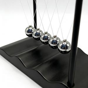 Juguete Novedoso para la Oficina, Péndulo de Newton, Bola de Metal, Artesanía, Alivio del Estrés, Regalo Creativo para Navidad - Product Image 3