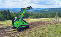 VICTORY SK690LE Mini chargeuse compacte électrique haute efficacité pour jardin 100KG-400KG capacité avec boîte de vitesses de pompe à roulement